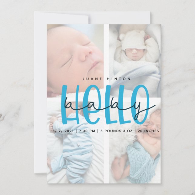 cartão de colagem fotográfica caed 4 (Frente)