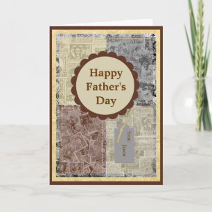 Cartão de Colagem PoStage Vintage