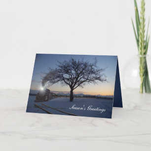 Cartão de Comboio da Manhã de Natal