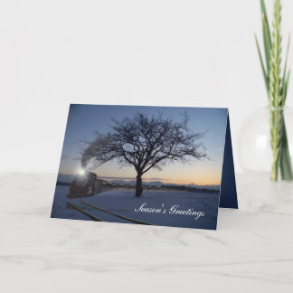 Cartão de Comboio da Manhã de Natal