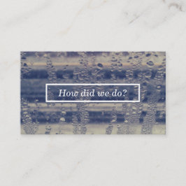 cartão de comentário da janela de inverno