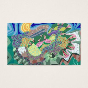 Cartão de Comércio de Artista do Jardim da Flor ab