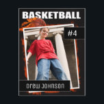 Cartão de Comércio de Fotos para Esporte de Basque<br><div class="desc">Excelente de Cartão de Comércio de Fotos para Esporte de Basquete para festas de um amante esportivo. Use-o como convite,  Cartões de agradecimentos ou apenas uma manutenção</div>