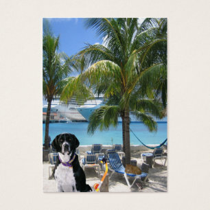 Cartão de Comércio "Imaginativo" para Cães Scuba