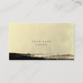 Cartão de Compromisso Amarelo Dourado abstrato pre