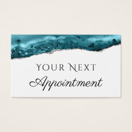 Cartão de Compromisso de Agitação Teal