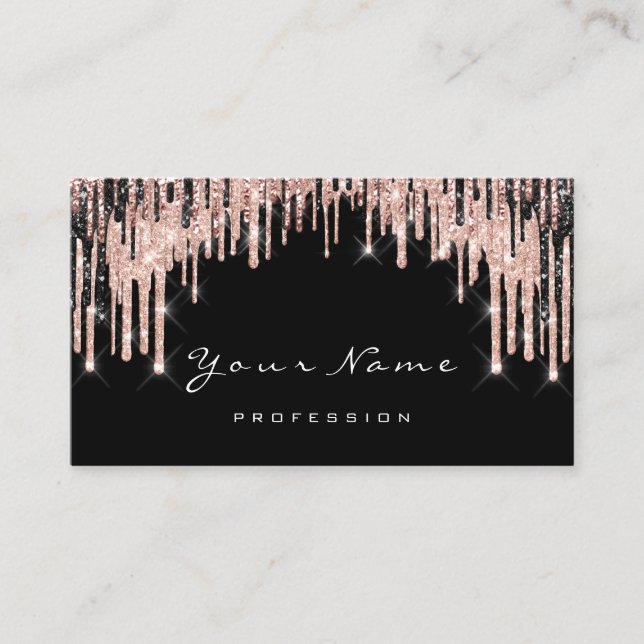 Cartão de Compromisso de Cera VIP Branco Rosa de A (Frente)