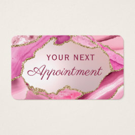 Cartão de Compromisso de Folha de Folha de Agato R