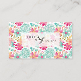 Cartão de compromisso de salão de cabelo flexível 