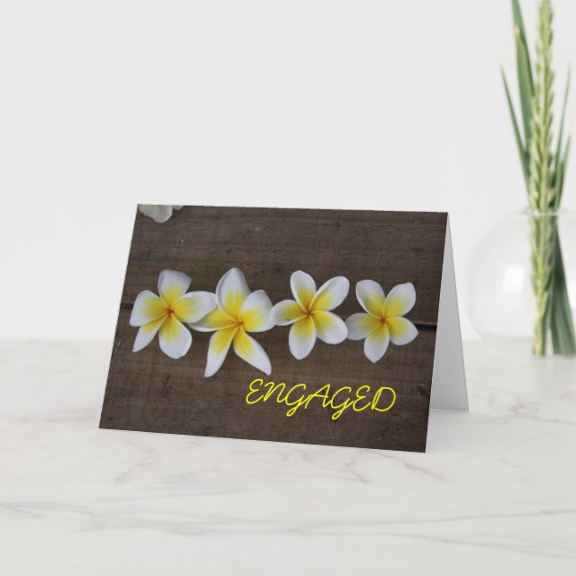Cartão de Compromisso Frangipani (Frente)