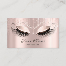 Cartão de Compromisso Makeup Artist Hair Eyelashes