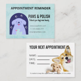 Cartão de Compromisso Personalizado de Negócio de