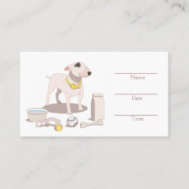 Cartão de compromisso personalizável do salão de a