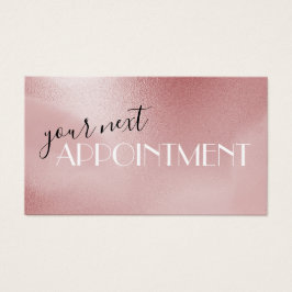 cartão de compromisso rosa rosa