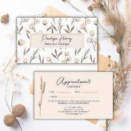 Cartão de Compromisso Rosa Rosa Moderno com Cor de