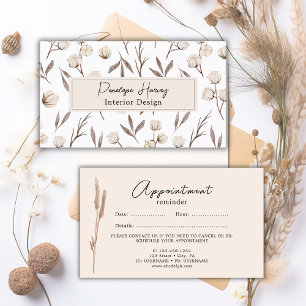 Cartão de Compromisso Rosa Rosa Moderno com Cor de