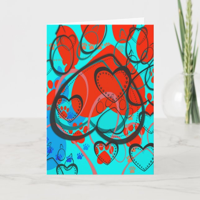 Cartão de Condenação de Animais de Estimação Impre (Frente)