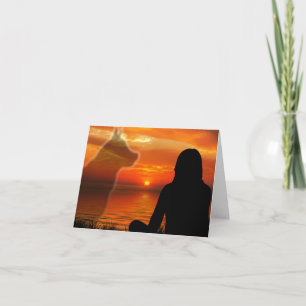 Cartão de Condescendência pela Perda de Cachorro c