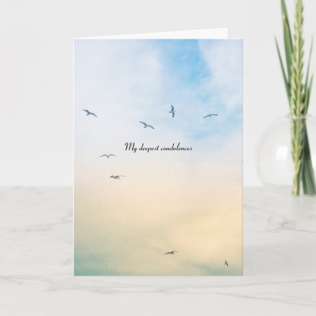 Cartão de Condolência (Frente)