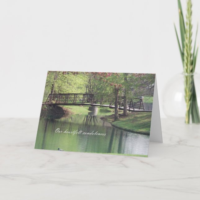 Cartão de Condolência (Frente)