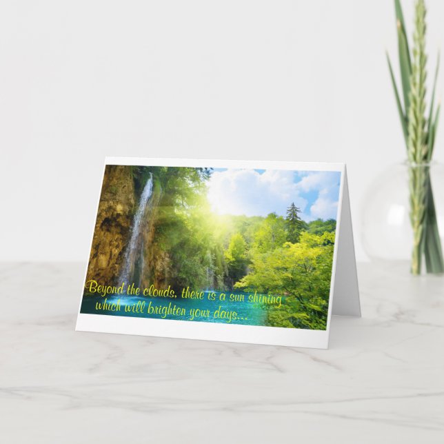 Cartão de condolências (Frente)