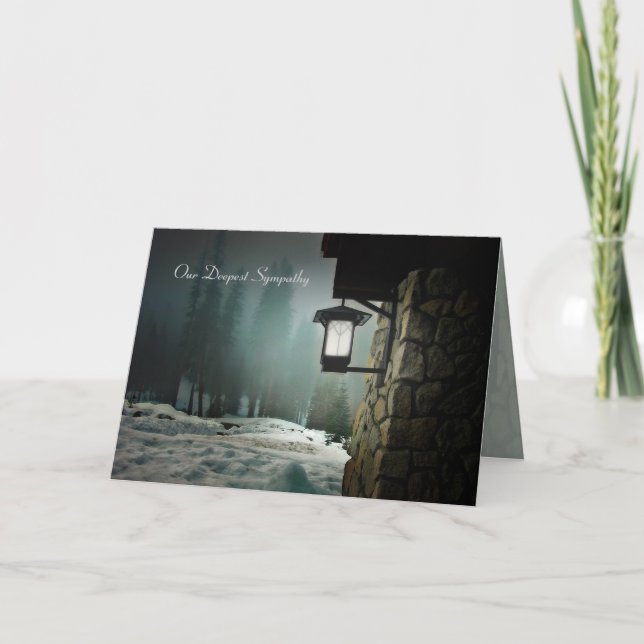 Cartão de condolências (Frente)