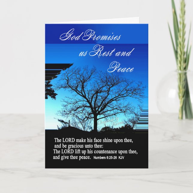 Cartão de condolências (Frente)