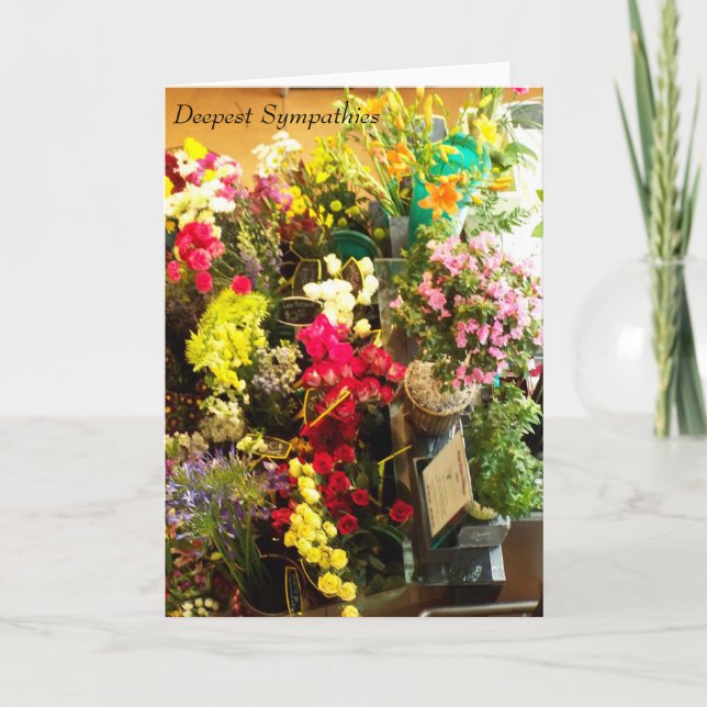 Cartão de condolências (Frente)