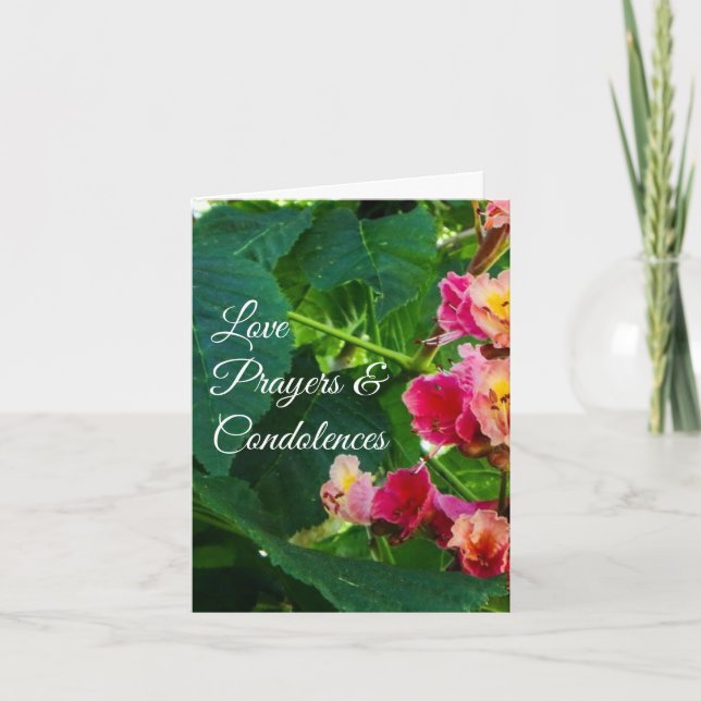 Cartão de Condolências (Frente)