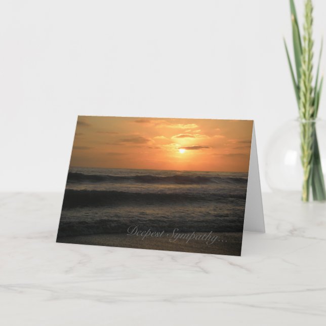 Cartão de condolências (Frente)