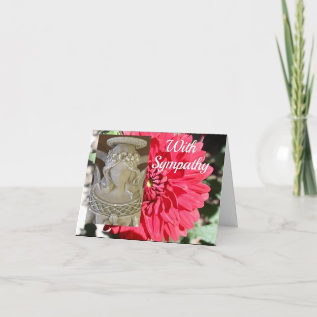 Cartão de condolências Anjo (Frente)