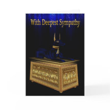 Cartão de condolências Anubis