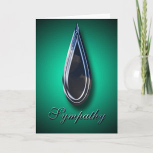 Cartão de condolências Clássico   Tristeza Por Per
