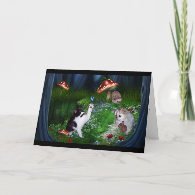 Cartão de condolências da perda do animal de (Frente)