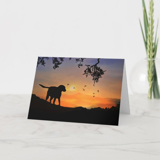 Cartão de condolências de cães (Frente)