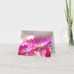 Cartão de condolências de coração