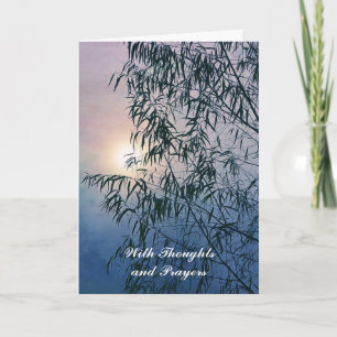 Cartão de condolências de Escrituras Isaiah 26:3