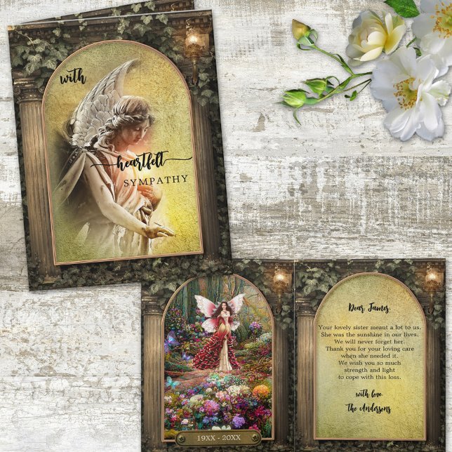 Cartão de Condolências de Foto para Simpatia Boêmi (Criador carregado)