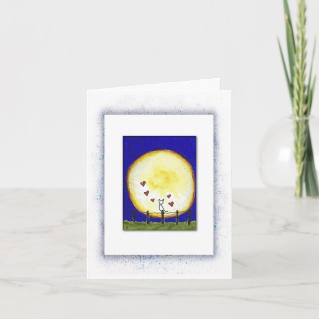 Cartão de condolências de Gato Único para o Pai Ca (Frente)