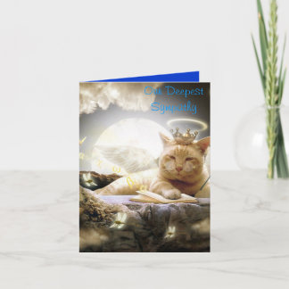 Cartão de condolências de gatos
