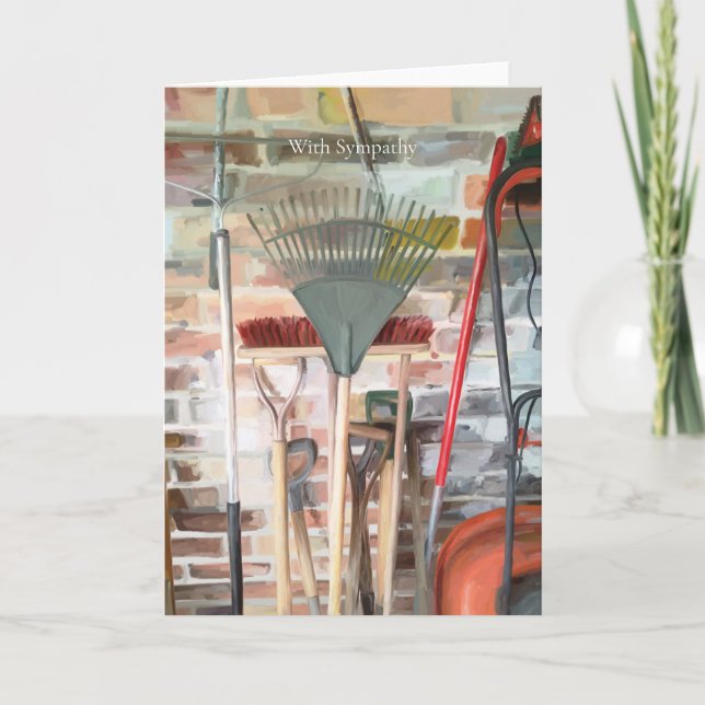 Cartão de condolências de jardineiros (Frente)