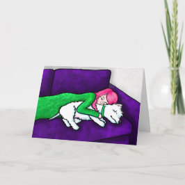 Cartão de condolências de Perda de Pet KiniArt Wes
