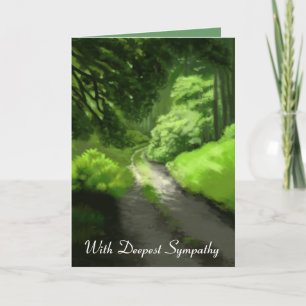 Cartão de condolências de Um: Cena da Floresta da 