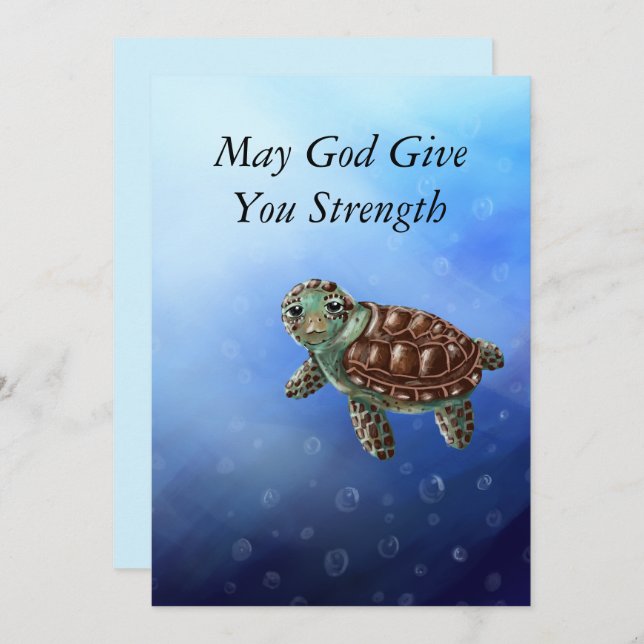 Cartão de condolências de Viagem de Polycarp (Frente/Verso)