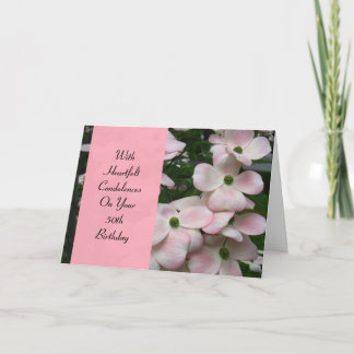 Cartão de condolências do aniversário - 50th