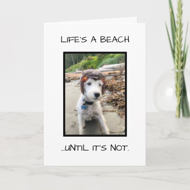 CARTÃO DE CONDOLÊNCIAS FUNNY (Frente)