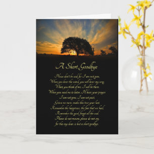 Cartão de condolências Metafísico Espiritual