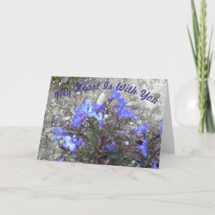 Cartão de condolências - Meu Coração Está Com Você