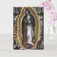 Cartão de Condolências Nossa Senhora de Guadalupe