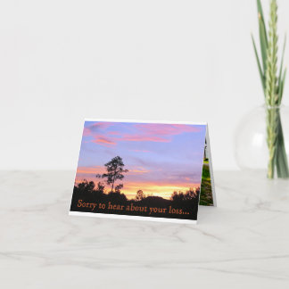 Cartão de condolências original